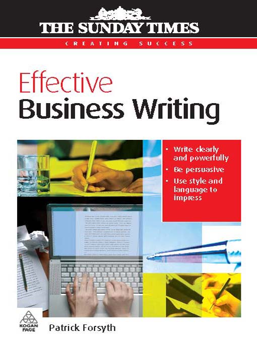 Title details for Effective Business Writing by Patrick Forsyth - Available